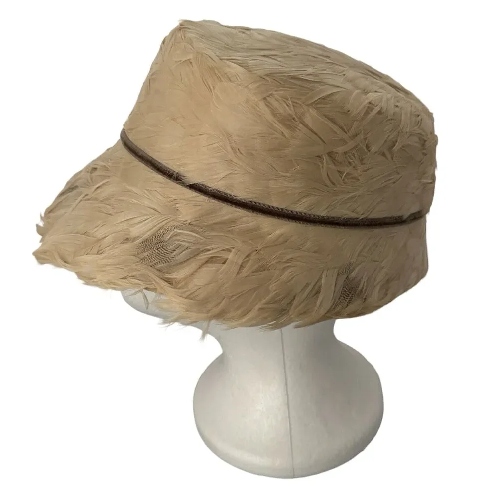 Vintage Eva Mae Modes Pillbox Cloche Whimsy Goth Old Money Coquette‎ Glam Church